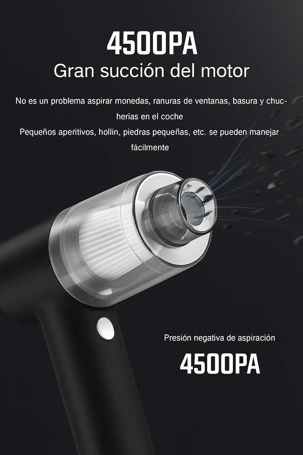 Aspiradora Portátil Inalámbrica